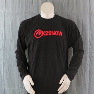 Vintage Snowboard Shirt - K2 Snow Long Sleeve - Men's Large